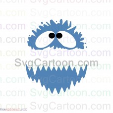 Abominable Rudolph Snowman Emoji 2 svg dxf eps pdf png