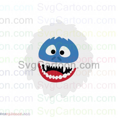 Download Abominable Rudolph Snowman Face 2 svg dxf eps pdf png