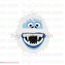 Abominable Rudolph Snowman Face svg dxf eps pdf png