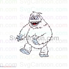 Abominable Rudolph Snowman Happy svg dxf eps pdf png