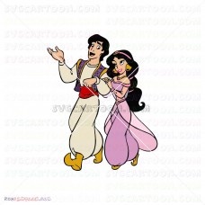 Aladdin And Jasmine Aladdin 002 svg dxf eps pdf png