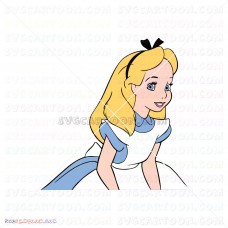 Alice Alice In Wonderland 002 svg dxf eps pdf png