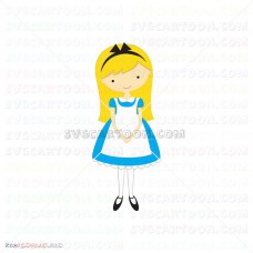 Alice Baby Alice In Wonderland 013 svg dxf eps pdf png