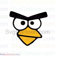 Angry Birds Eyes and Beak svg dxf eps pdf png