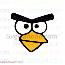 Angry Birds Eyes and Beak svg dxf eps pdf png