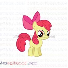 Apple Bloom My Little Pony svg dxf eps pdf png