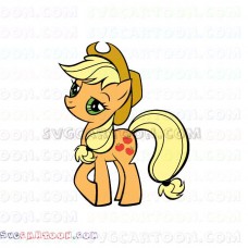 Applejack My Little Pony svg dxf eps pdf png