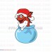 Aquarium Fish Christmas Dr Seuss The Cat in the Hat svg dxf eps pdf png