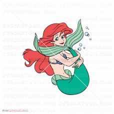 Ariel The Little Mermaid 001 svg dxf eps pdf png