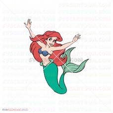 Ariel The Little Mermaid 003 svg dxf eps pdf png