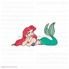 Ariel The Little Mermaid 004 svg dxf eps pdf png