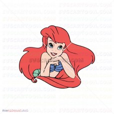Ariel The Little Mermaid 005 svg dxf eps pdf png