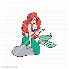 Ariel The Little Mermaid 006 svg dxf eps pdf png