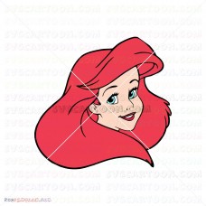 Ariel The Little Mermaid 007 svg dxf eps pdf png