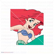 Ariel The Little Mermaid 009 svg dxf eps pdf png