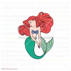 Ariel The Little Mermaid 010 svg dxf eps pdf png