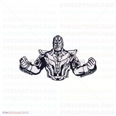 Avengers Thanos Infinity 003 svg dxf eps pdf png