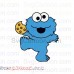 Baby Cookie Monster Sesame Street svg dxf eps pdf png