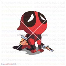Baby Deadpool 001 svg dxf eps pdf png