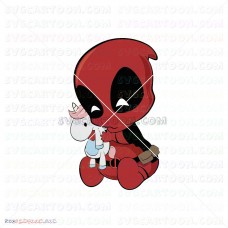 Baby Deadpool 002 svg dxf eps pdf png