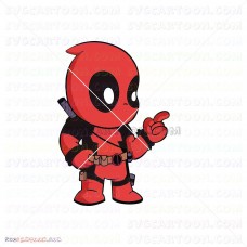 Baby Deadpool 004 svg dxf eps pdf png