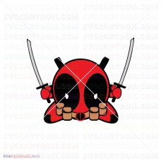 Baby Deadpool 006 svg dxf eps pdf png