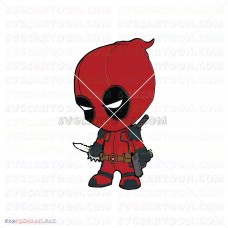 Baby Deadpool 009 svg dxf eps pdf png