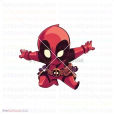 Baby Deadpool 013 svg dxf eps pdf png