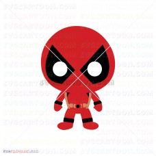 Baby Deadpool 016 svg dxf eps pdf png