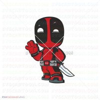 Baby Deadpool 019 svg dxf eps pdf png