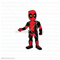 Baby Deadpool 021 svg dxf eps pdf png