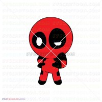 Baby Deadpool 022 svg dxf eps pdf png