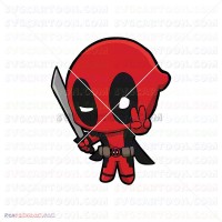 Baby Deadpool 023 svg dxf eps pdf png
