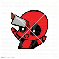 Baby Deadpool 024 svg dxf eps pdf png