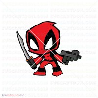 Baby Deadpool 025 svg dxf eps pdf png