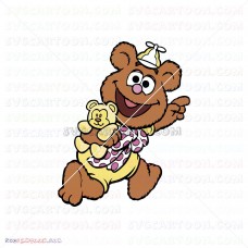 Baby Fozzie Muppet Babies 017 svg dxf eps pdf png