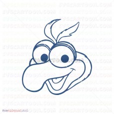Baby Gonzo Outline Muppet Babies 020 svg dxf eps pdf png