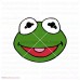 Baby Kermit Face Muppet Babies 021 svg dxf eps pdf png
