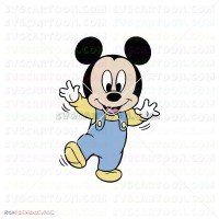 Baby Mickey Mouse 013 svg dxf eps pdf png