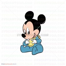 Baby Mickey Mouse 014 svg dxf eps pdf png