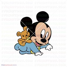 Baby Mickey Mouse 015 svg dxf eps pdf png