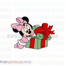 Baby Minnie Mickey Mouse christmas svg dxf eps pdf png