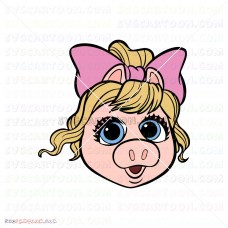 Baby Piggy Muppet Babies 025 svg dxf eps pdf png