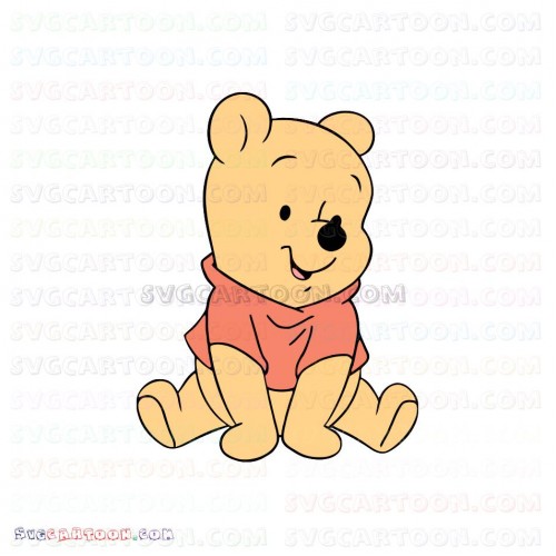 Download Baby Pooh 2 Winnie The Pooh svg dxf eps pdf png