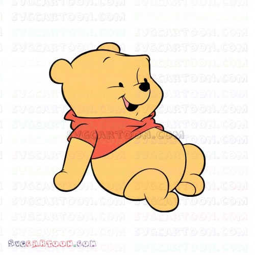 cartoon baby pooh bear