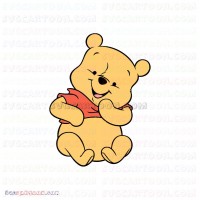 Baby Pooh Cute 2 Winnie The Pooh svg dxf eps pdf png