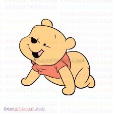 Baby Pooh Winnie The Pooh svg dxf eps pdf png