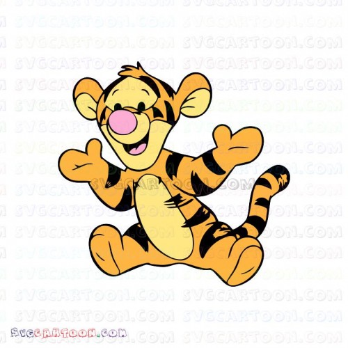 Download Baby Tigger 3 Winnie The Pooh Svg Dxf Eps Pdf Png