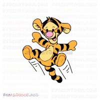 Baby Tigger bouncing Winnie The Pooh svg dxf eps pdf png