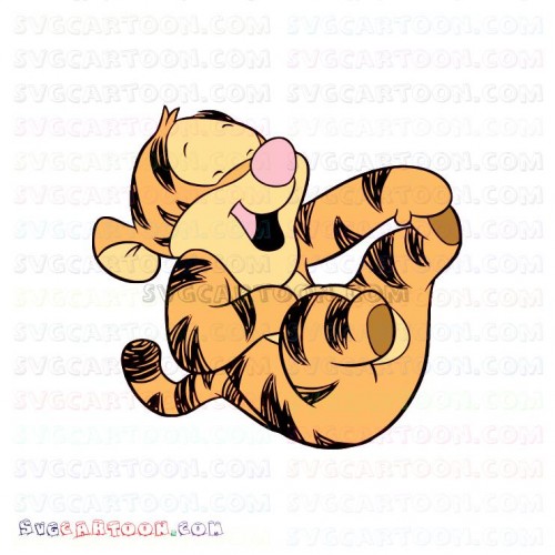 Download Baby Tigger Laughing Winnie The Pooh Svg Dxf Eps Pdf Png